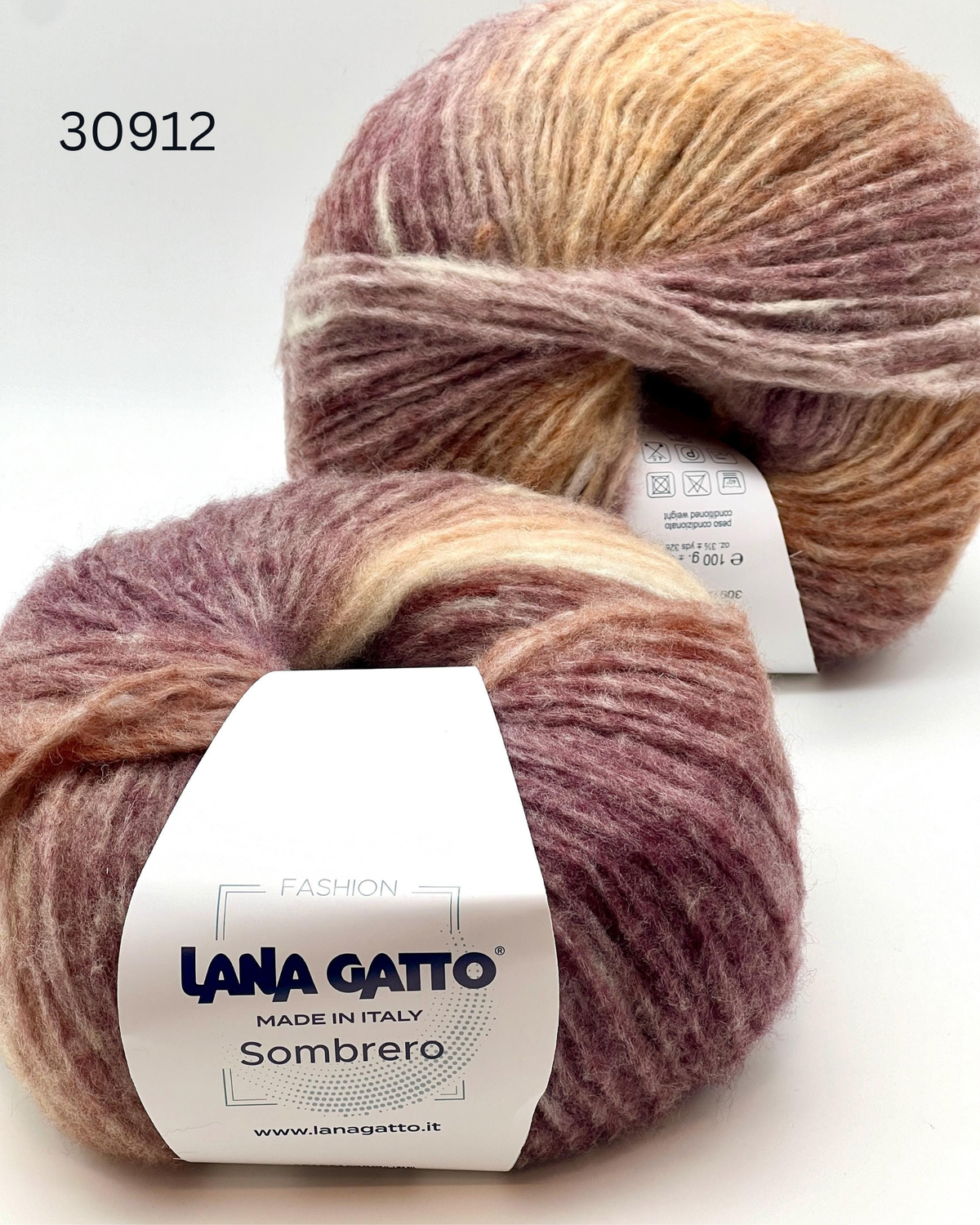Lana Gatto Sombrero 86 percent Virgin Wool gradient yarn 100g 300m from iDOKNiT