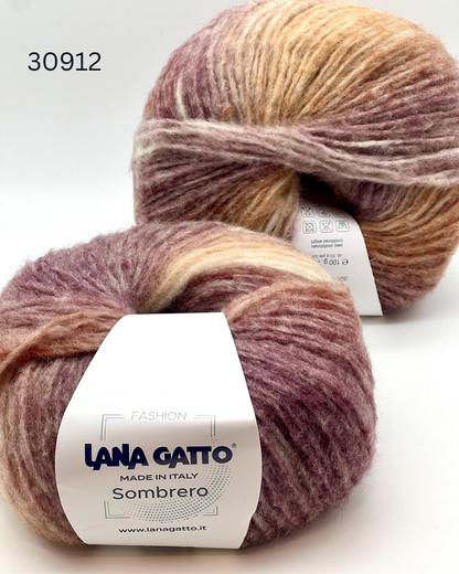 Lana Gatto Sombrero 86 percent Virgin Wool gradient yarn 100g 300m from iDOKNiT