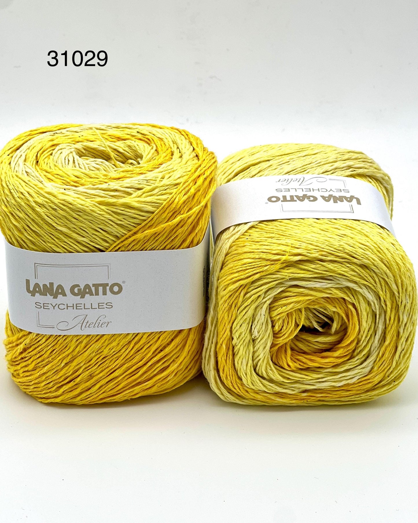 Lana Gatto SEYCHELLES cotton and hemp Italian sport weight yarn for summer knitting at iDOKNiT.