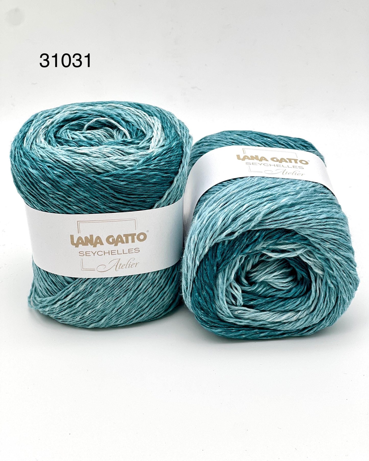 Lana Gatto SEYCHELLES cotton and hemp Italian sport weight yarn for summer knitting at iDOKNiT.