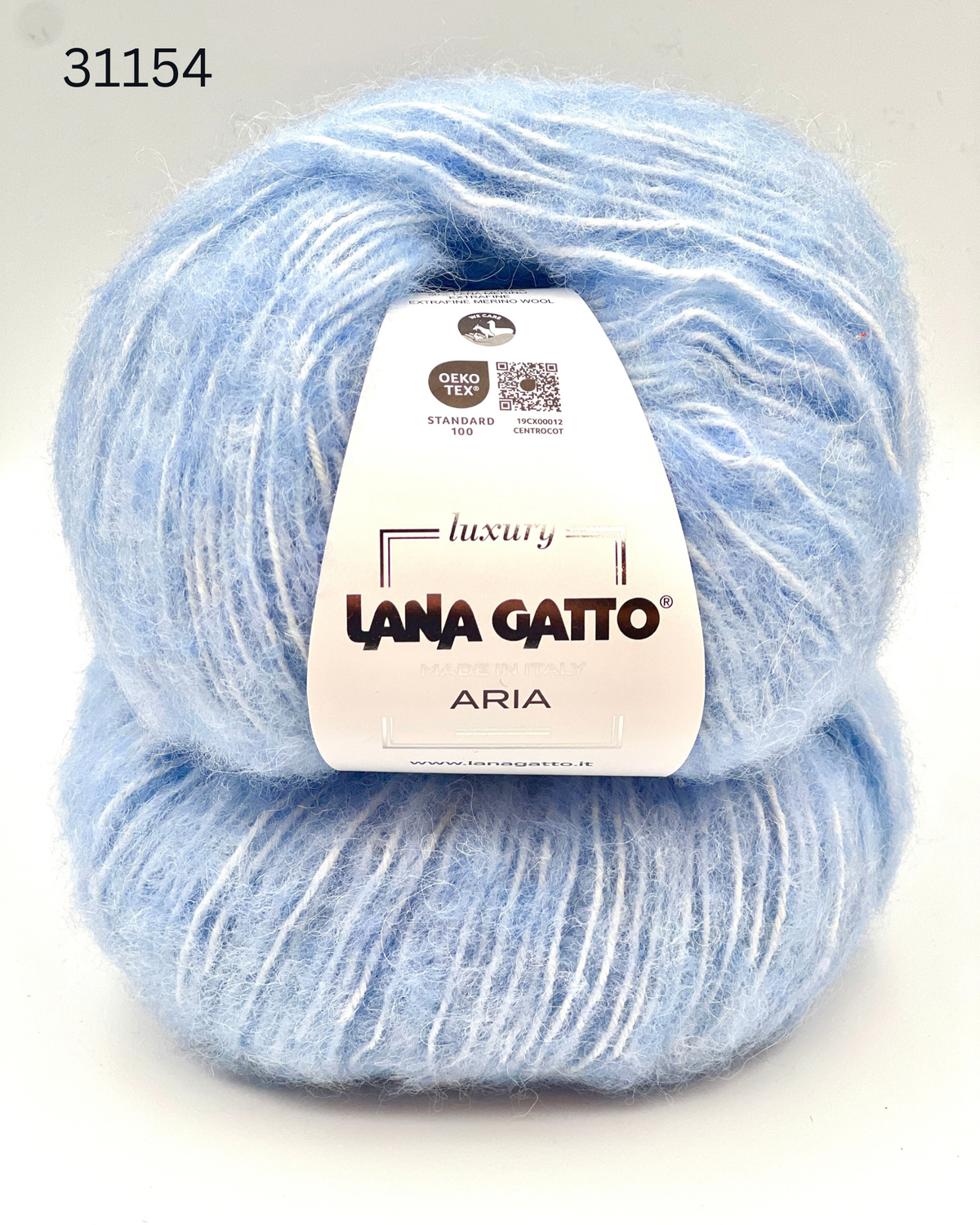 Lana Gatto Aria 50 percent Baby Alpaca 50 percent Extrafine Merino Italian DK weight yarn from iDOKNiT