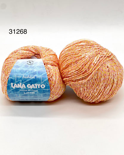 lana gatto lime organic cotton yarn sport weight italy
mouline flamme cotton yarn lana gatto lime 165m 50g
textured organic cotton yarn for summer tops cardigans
italian cotton yarn subtle texture breathable knitwear
lana gatto lime fashion collection summer yarn close up