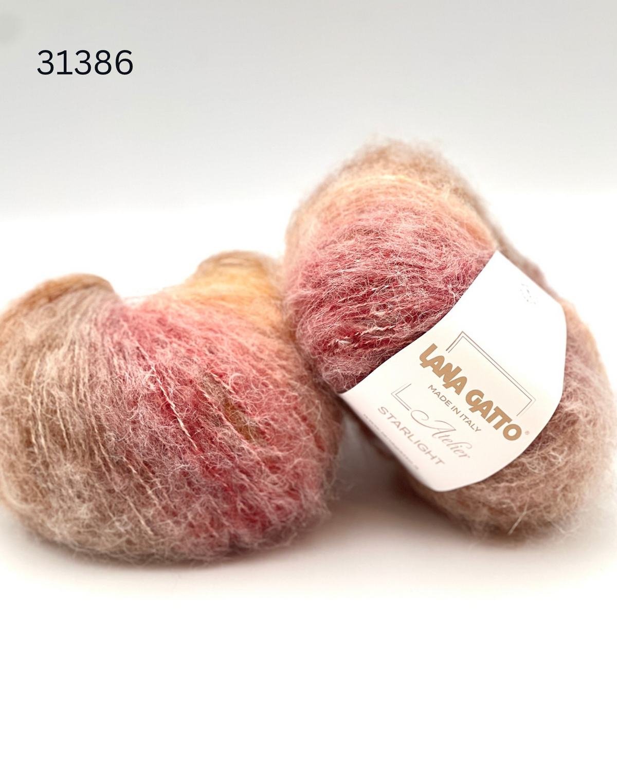 Lana Gatto Starlight Cotton Merino Kid Mohair Superfine Alpaca Italian Aran gradient yarn from iDOKNiT