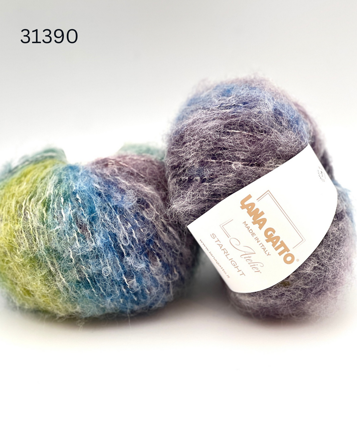Lana Gatto Starlight Cotton Merino Kid Mohair Superfine Alpaca Italian Aran gradient yarn from iDOKNiT