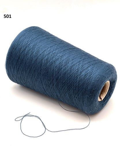 Merino 100% Yarn, WISH, Premium Italian Yarn by Loro Piana, Available in Balls and on Cone, Lace Weight, In 2 STRANDS - 1500m/100g (1640y/3.52oz)