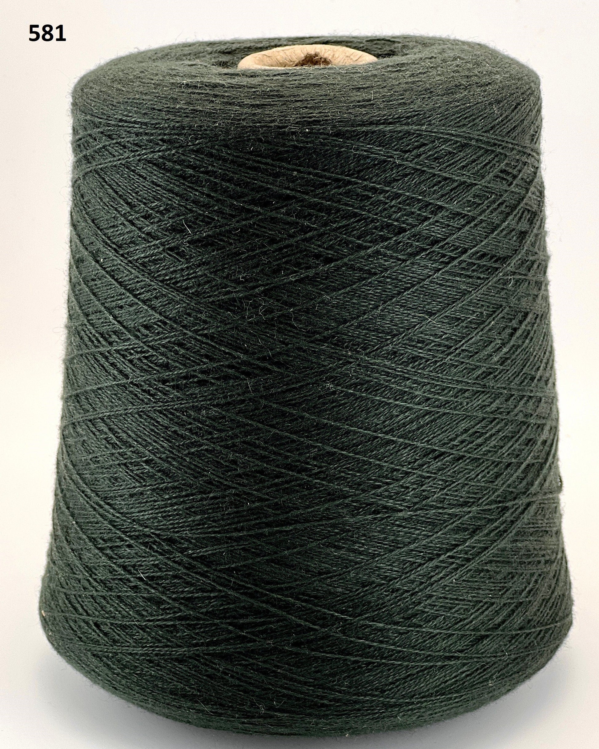 Loro Piana 100% Extra Fine Cashmere lace yarn (2/27 Nm) on a professional cone. Shown in classic neutral shades including Light Camel, Sand Melange, and Ivory. Made in Italy. Available at iDOKNiT.com.