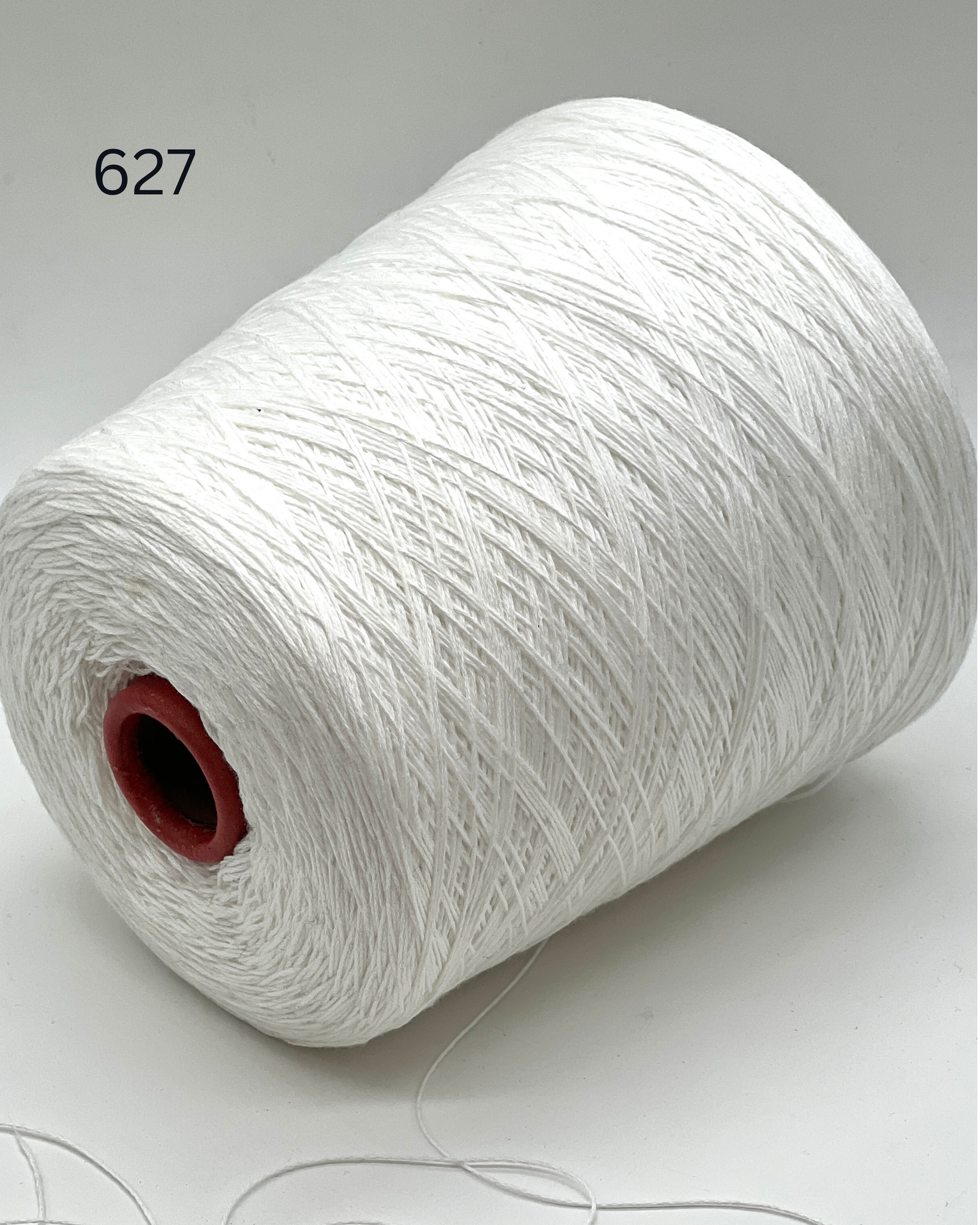 White Pima cotton yarn cone Emilcotoni Peruvian Pima lace weight