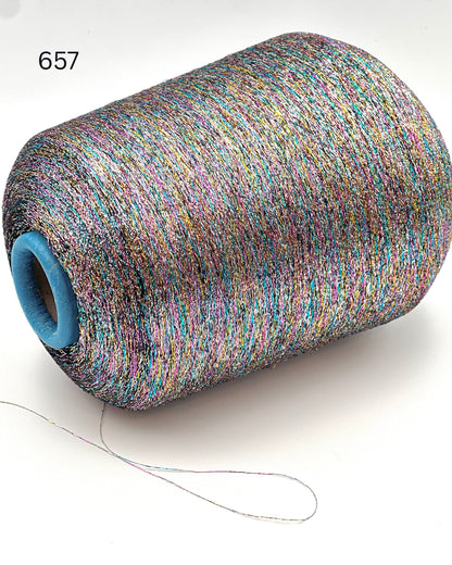 Kyototex Japanese metallic Lurex extra fine lace weight companion yarn from iDOKNiT