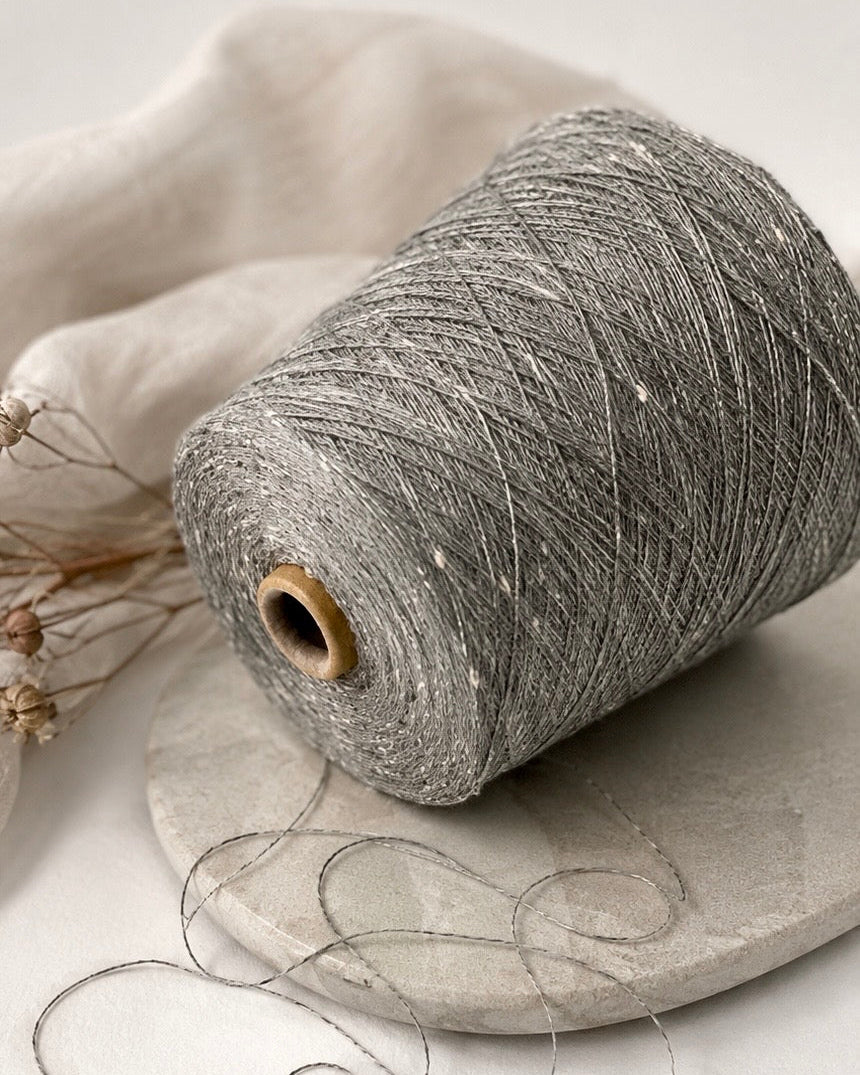 Loro Piana wild tussah silk flamed lace weight yarn balls from iDOKNiT