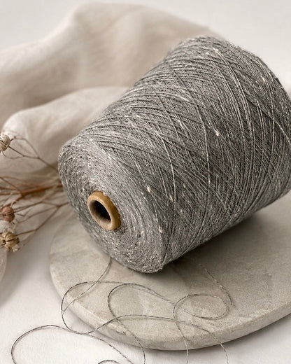 Loro Piana wild tussah silk flamed lace weight yarn balls from iDOKNiT