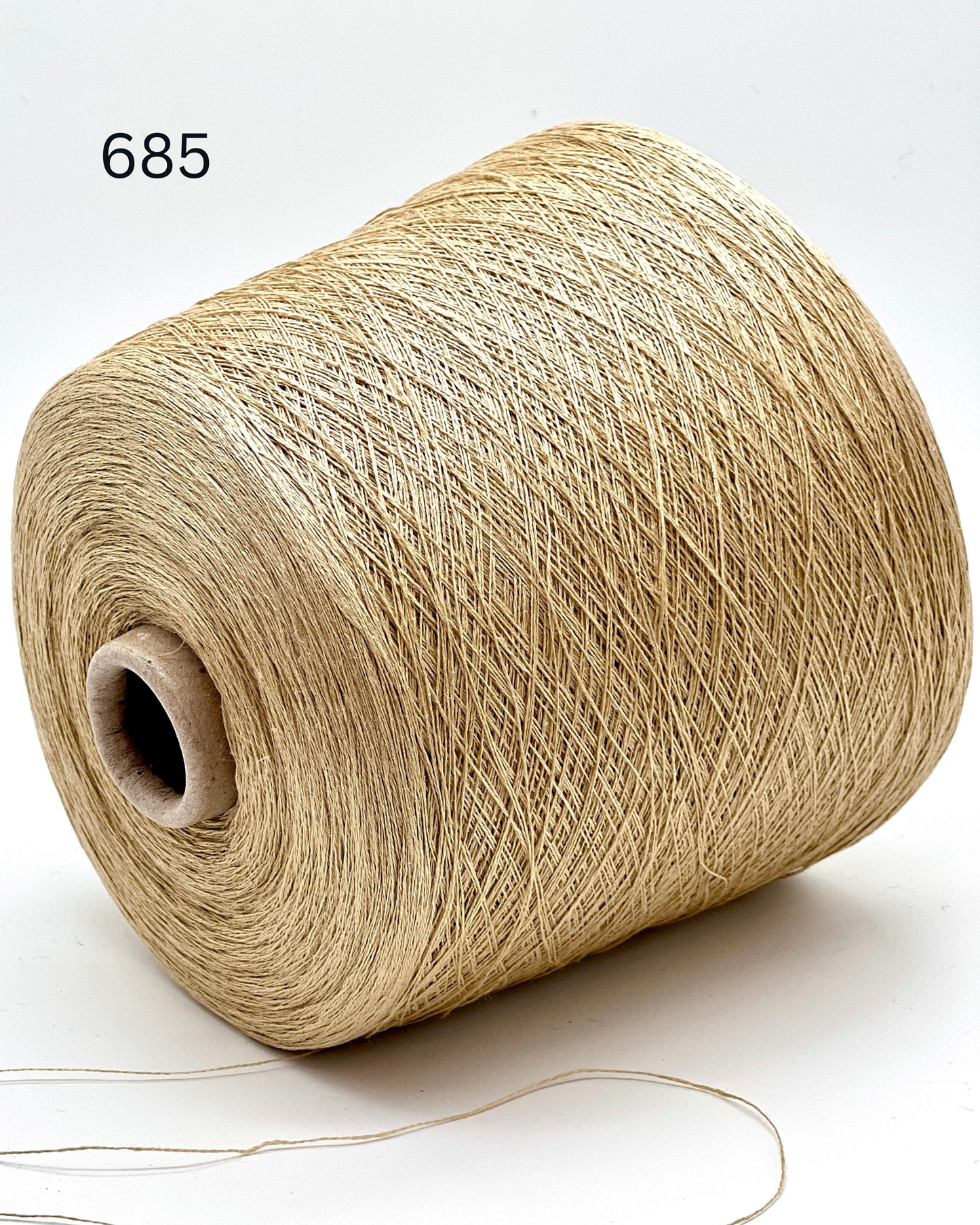 Luxury pure linen yarn TOSCOLINO by Toscano Italy
Italian lace weight linen yarn for summer knitting
100% pure linen yarn close up showing elegant texture
Fine Italian linen yarn for crochet weaving and lace knitting
Luxury breathable linen yarn for heirloom garments