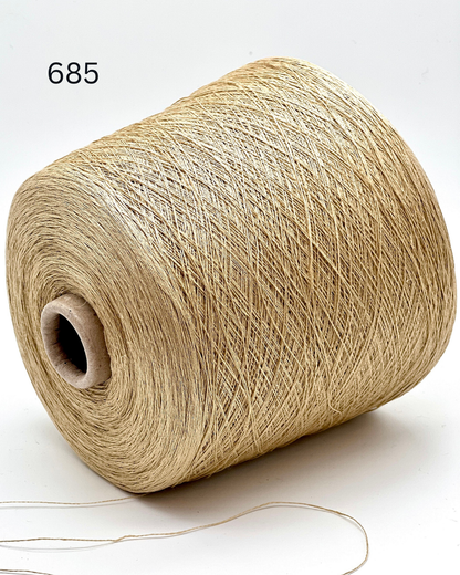 Luxury pure linen yarn TOSCOLINO by Toscano Italy
Italian lace weight linen yarn for summer knitting
100% pure linen yarn close up showing elegant texture
Fine Italian linen yarn for crochet weaving and lace knitting
Luxury breathable linen yarn for heirloom garments