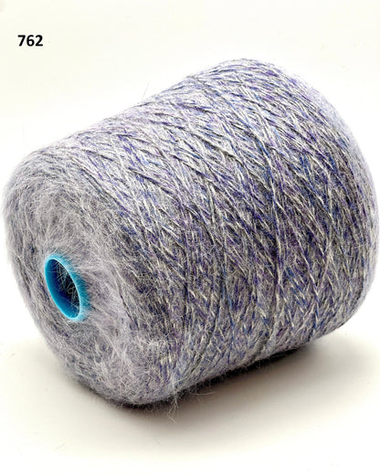 Filati Biagioli Modesto Italian angora lace yarn in soft fluffy texture, luxury light fingering yarn made in Italy, photographed by iDOKNiT for premium knitting and crochet projects