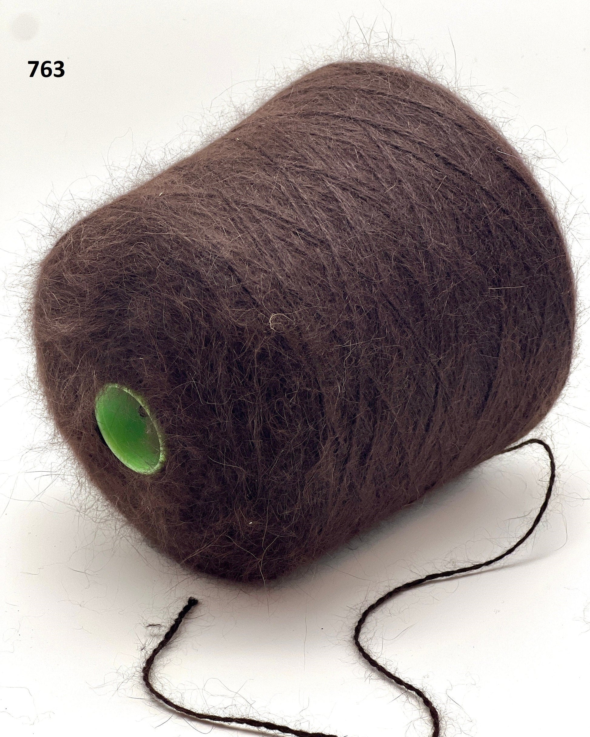 Filati Biagioli Modesto Italian angora lace yarn in soft fluffy texture, luxury light fingering yarn made in Italy, photographed by iDOKNiT for premium knitting and crochet projects