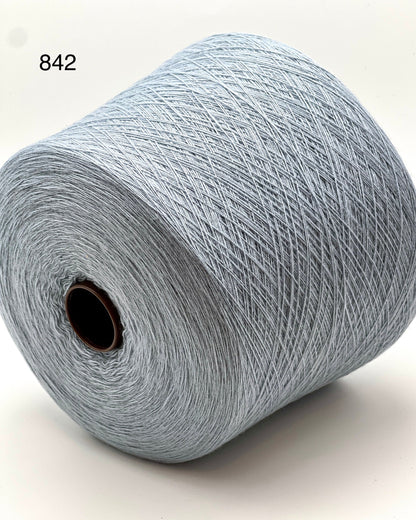 Zegna Baruffa BABA/X luxury 70% Merino 30% Cashmere Italian yarn in an ultra-fine Nm 1/15000 lace weight count for premium knitting and crochet at iDOKNiT.