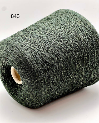 Zegna Baruffa BABA/X luxury 70% Merino 30% Cashmere Italian yarn in an ultra-fine Nm 1/15000 lace weight count for premium knitting and crochet at iDOKNiT.