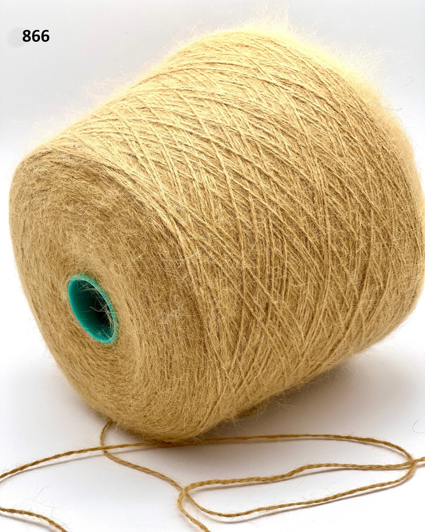 Filati Biagioli Modesto Italian angora lace yarn in soft fluffy texture, luxury light fingering yarn made in Italy, photographed by iDOKNiT for premium knitting and crochet projects