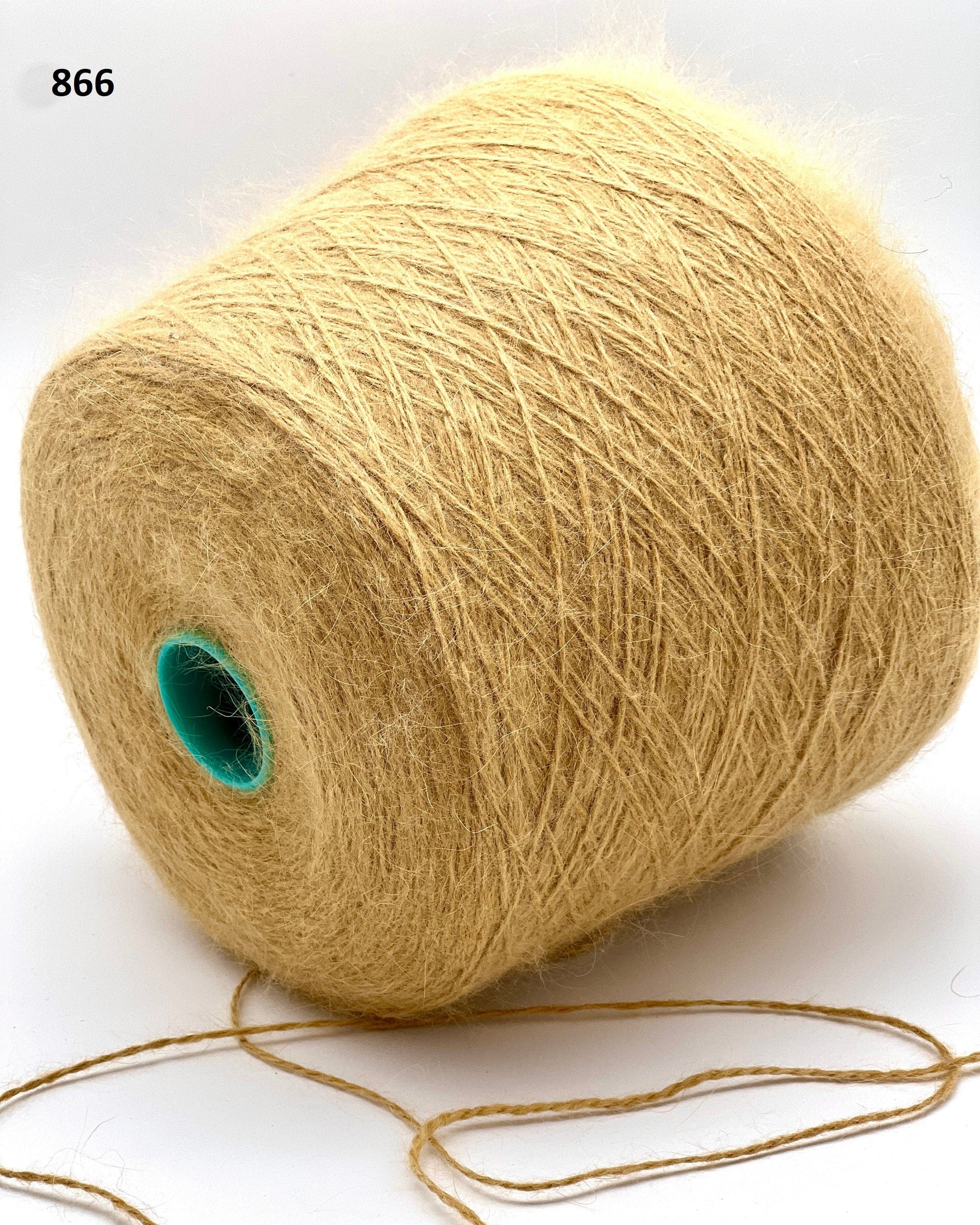 Filati Biagioli Modesto Italian angora lace yarn in soft fluffy texture, luxury light fingering yarn made in Italy, photographed by iDOKNiT for premium knitting and crochet projects