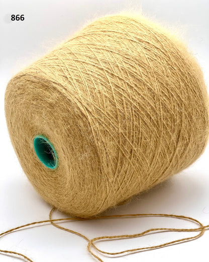 Filati Biagioli Modesto Italian angora lace yarn in soft fluffy texture, luxury light fingering yarn made in Italy, photographed by iDOKNiT for premium knitting and crochet projects