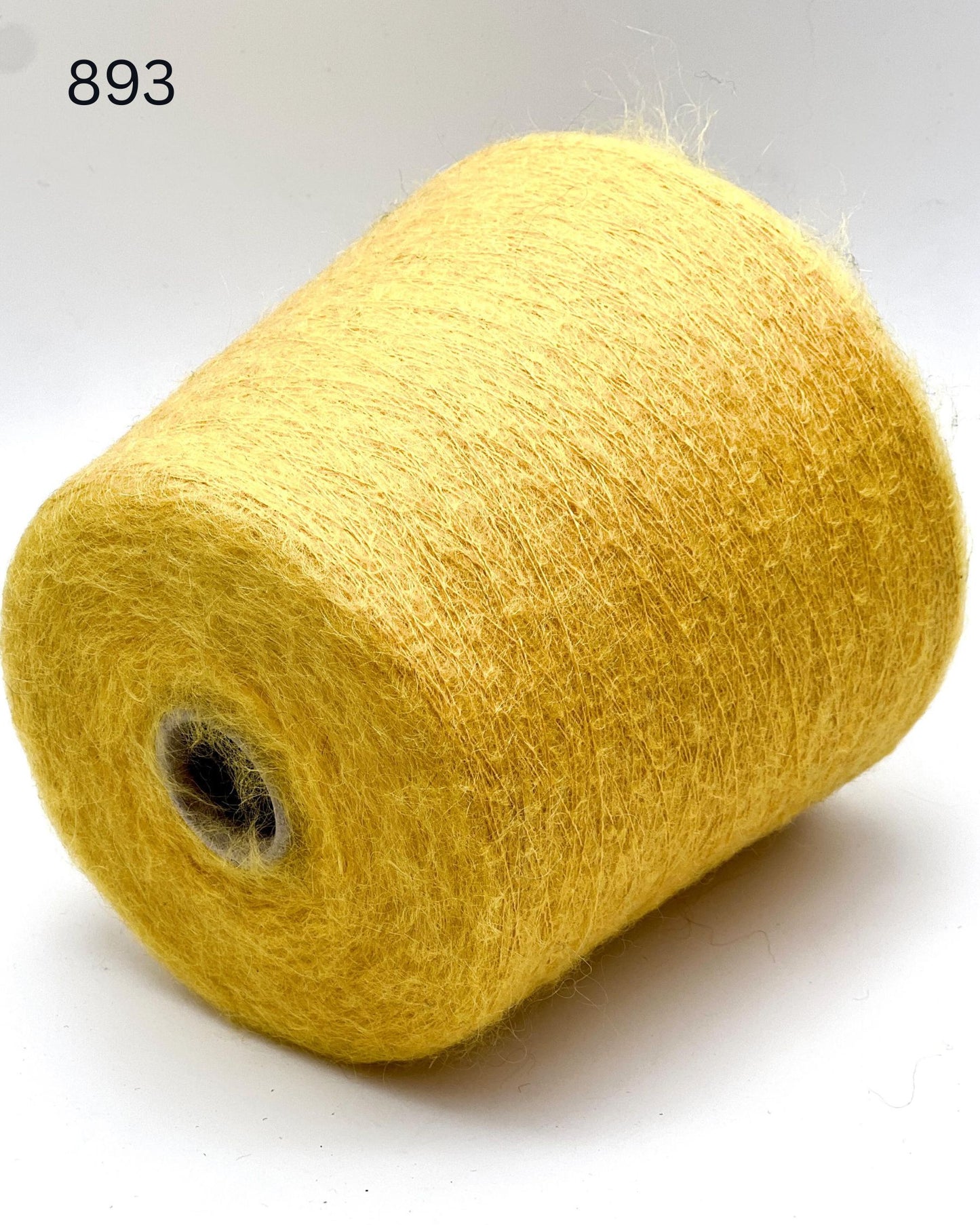 Exclusive iDOKNiT extra fine lace weight yarn, AURORA 100 by Ilaria Italy. A luxury cloud-like brushed mohair blend of 67% superkid mohair, 30% polyamide, and 3% extra fine merino wool providing 1000m per 100g. Authentic Italian-made premium fiber curated by iDOKNiT for airy standalone knitting, delicate lace shawls, and rich multi-strand garment blending.