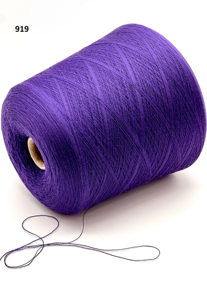 Merino 100% Yarn, WISH, Premium Italian Yarn by Loro Piana, Available in Balls and on Cone, Lace Weight, In 2 STRANDS - 1500m/100g (1640y/3.52oz)