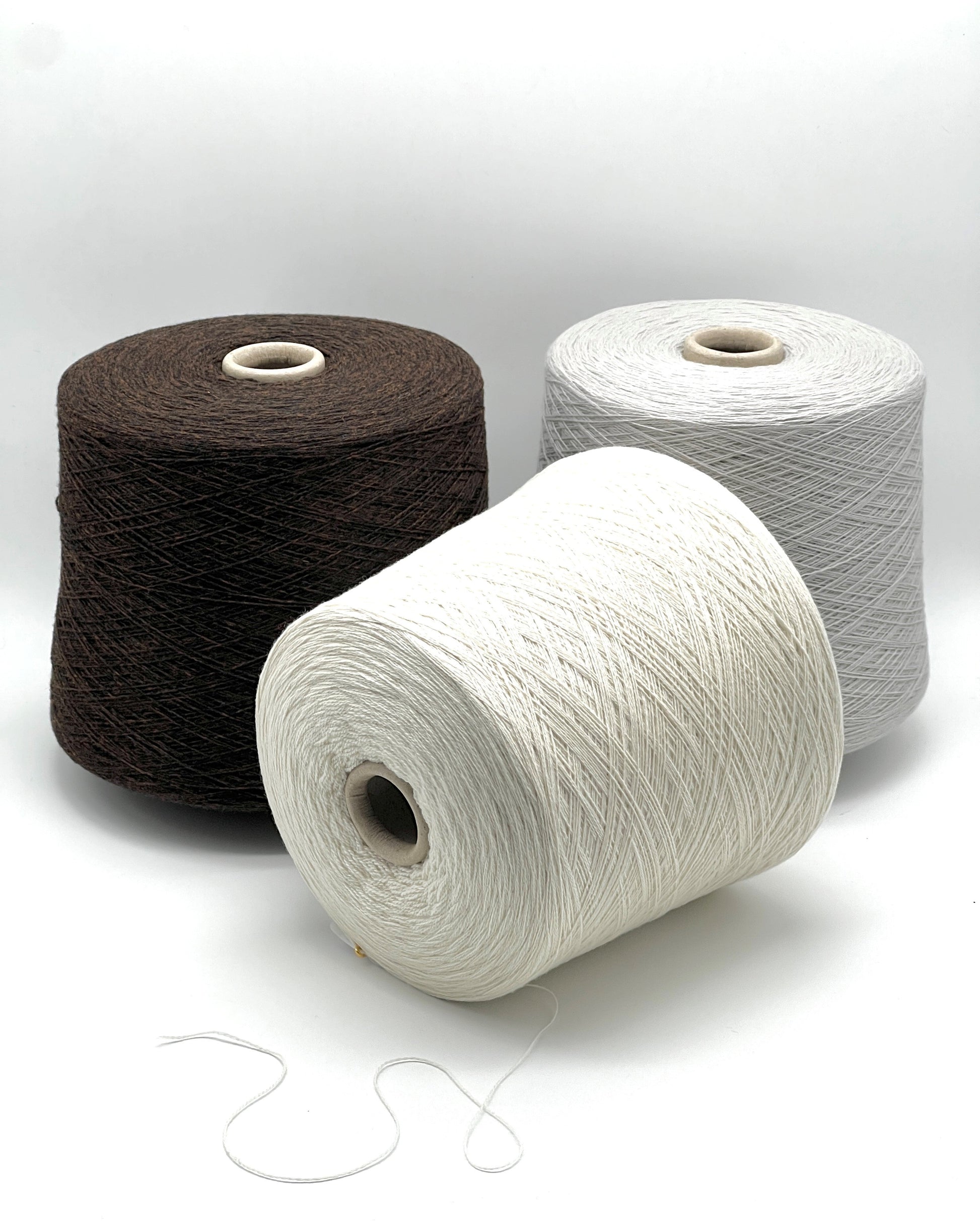 Luxury Baby Cashmere 2/26 yarn by Loro Piana, Italy — 100% baby cashmere lace-weight yarn with ultra-soft texture and refined finish, professionally curated and sold by iDOKNiT.