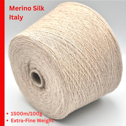 Casa del Filato Frisby merino silk lace weight yarn from iDOKNiT