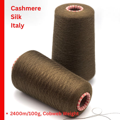 Filatura di Trivero Dafne cashmere silk cobweb weight yarn from iDOKNiT