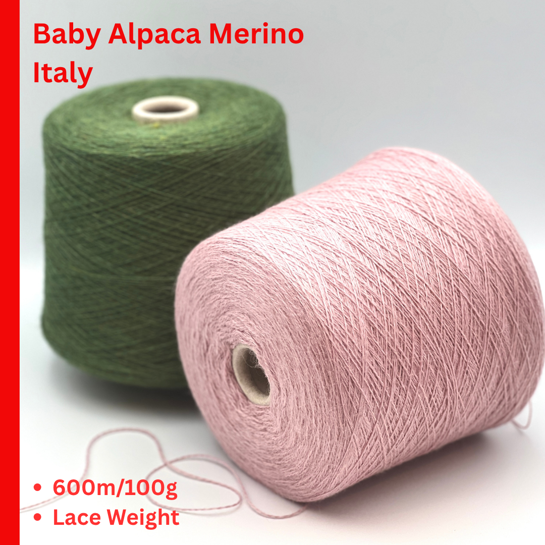 Profilo Sofia 80 percent Baby Alpaca and 20 percent Merino Wool Italian lace yarn from iDOKNiT