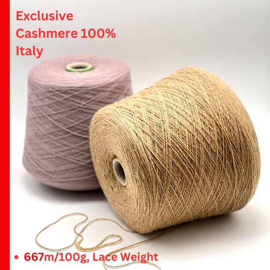 CABLELIGHT cashmere yarn luxury Italian lace yarn
100 cashmere yarn 667m per 100g Italy
Soft luxury cashmere yarn for sweaters shawls and baby knits
Italian lace weight cashmere yarn close up texture detail
CABLELIGHT yarn for knitting weaving and layering garments