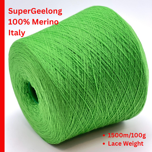 Zegna Baruffa Supergeelong 100 percent extra fine merino wool Italian lace yarn from iDOKNiT