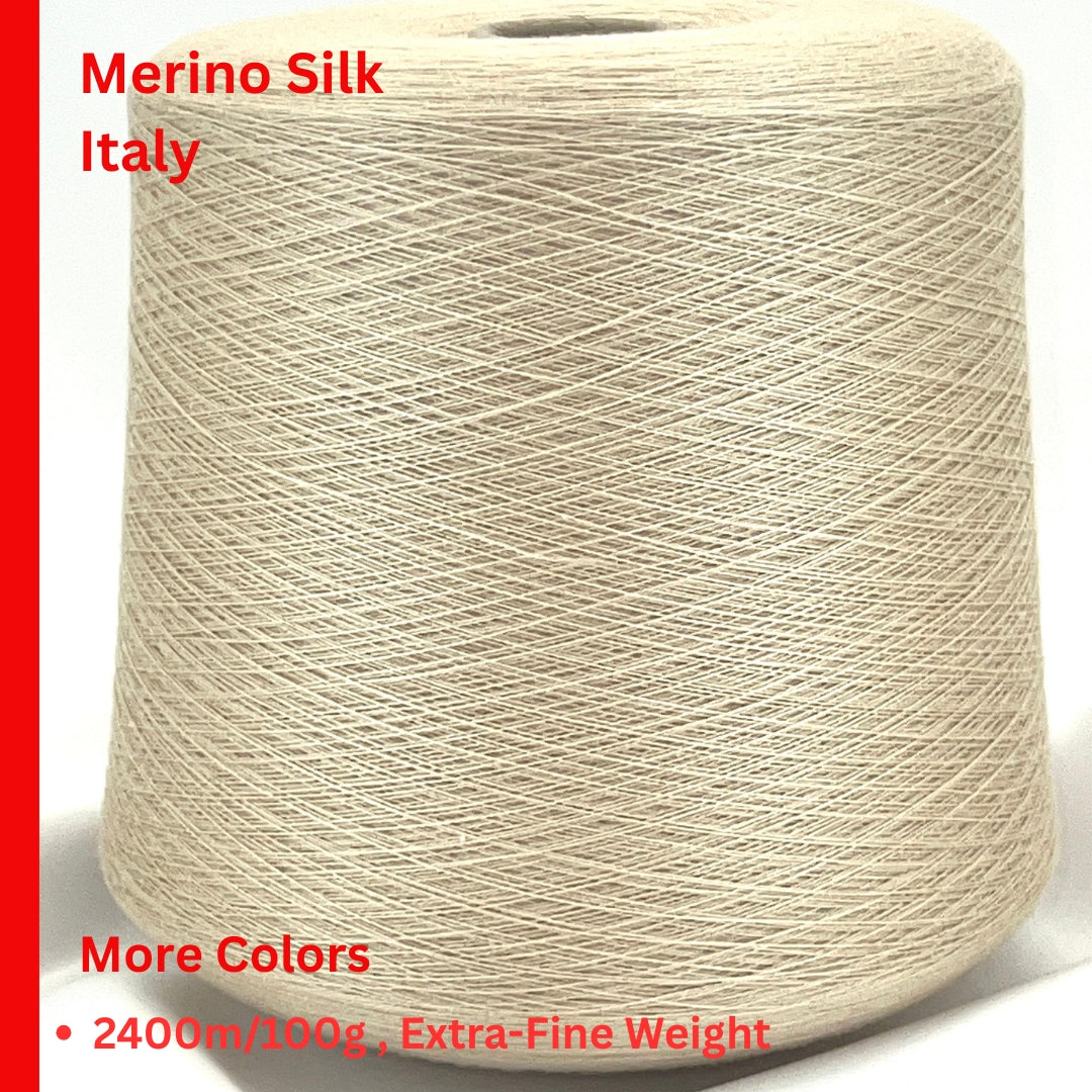 Sudwolle Group Katherine merino silk lace weight yarn in hand wound balls from iDOKNiT