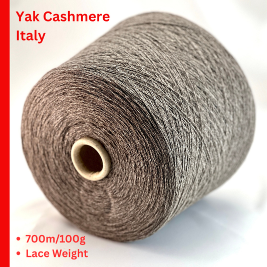 Profilo Mongolia 60 percent Cashmere and 40 percent Yak Italian lace weight yarn from iDOKNiT