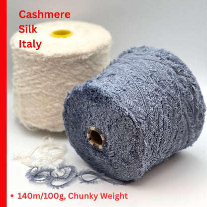 Profilo Teddy cashmere silk eyelash chunky weight yarn from iDOKNiT
