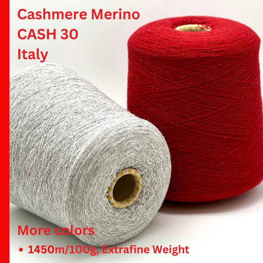 Biagioli Modesto VANITY CASH 30 yarn at iDOKNiT. 30% Cashmere 70% Merino Italian crêpe structure in premium colors. Luxury lace weight fiber at iDOKNiT.com.