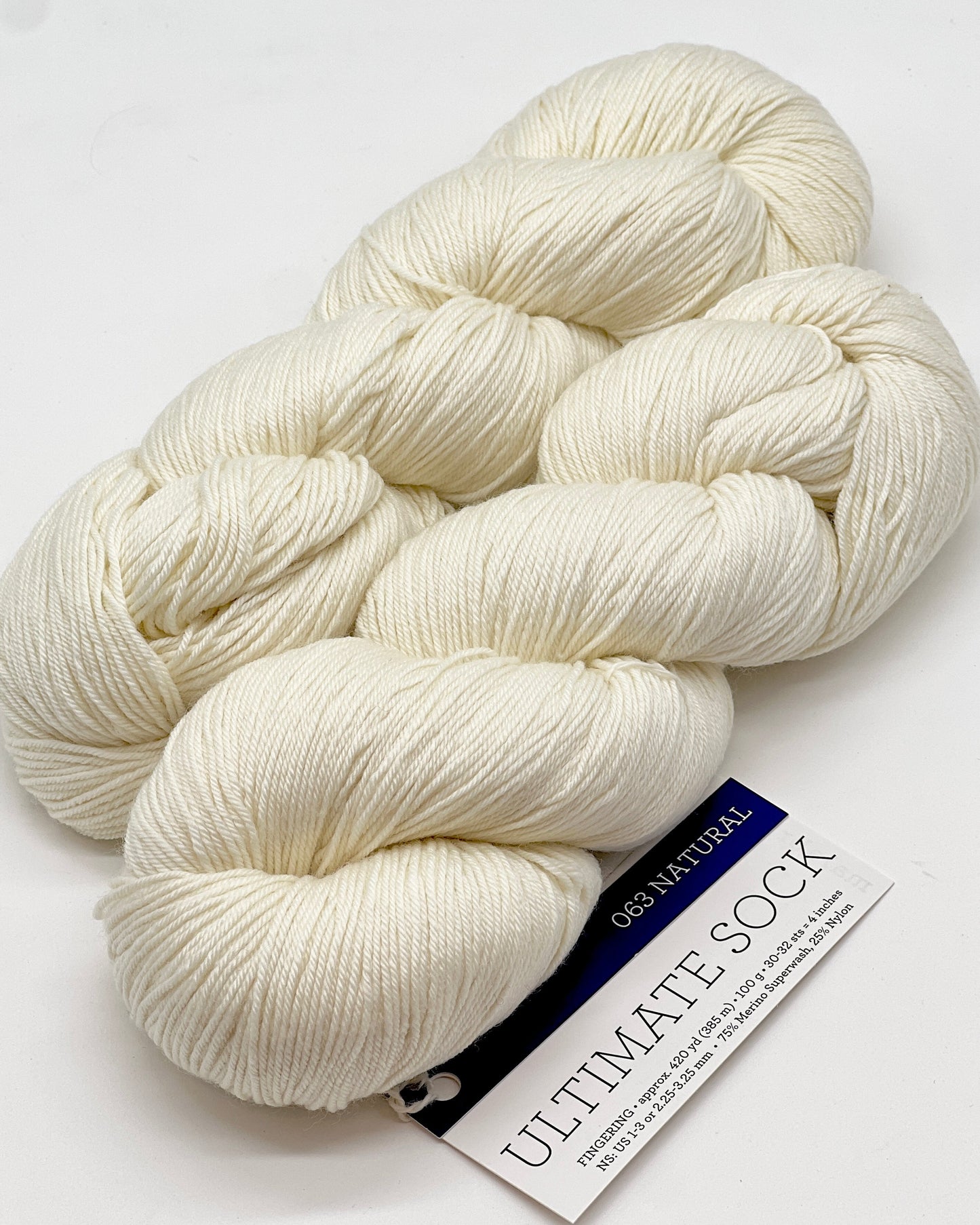 Premium iDOKNiT fingering weight yarn, ULTIMATE SOCK by Malabrigo Peru. Durable blend of 75% superwash merino wool and 25% nylon, 385m/100g. Hand-dyed authentic Peruvian yarn curated by iDOKNiT for resilient socks, garments, and shawls with superior 4-ply stitch definition.