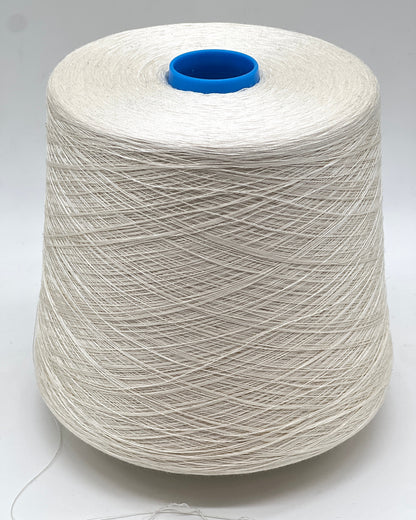 Exclusive iDOKNiT extra fine lace weight yarn, SETA SHAPPE by RiGo Italy. 100% pure Silk Shappe industrial-grade yarn, Nm 2/60, providing 2600m per 100g. Authentic Italian-made silk on cones curated by iDOKNiT for delicate lace, weaving, and professional machine knitting projects.