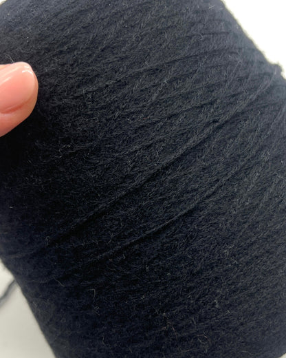 Exclusive iDOKNiT lace weight yarn, GLICINE by Filati Naturali Italy. 59% merino and 25% cashmere blend with a unique elastic chainette (chain-cable) structure, providing 650m per 100g. Authentic Italian-made luxury fiber curated by iDOKNiT for stretchy, resilient, and ultra-soft knitwear that maintains its shape beautifully.