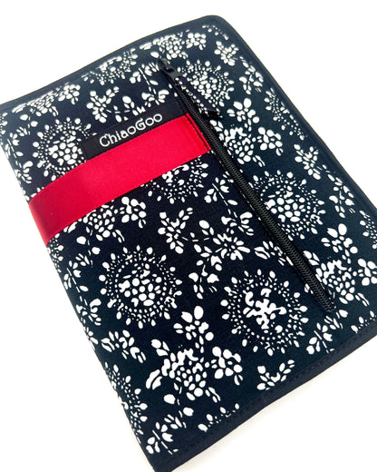 ChiaoGoo TWIST SS 5" Complete interchangeable knitting needle set with surgical stainless steel lace tips and compact fabric case for iDOKNiT.