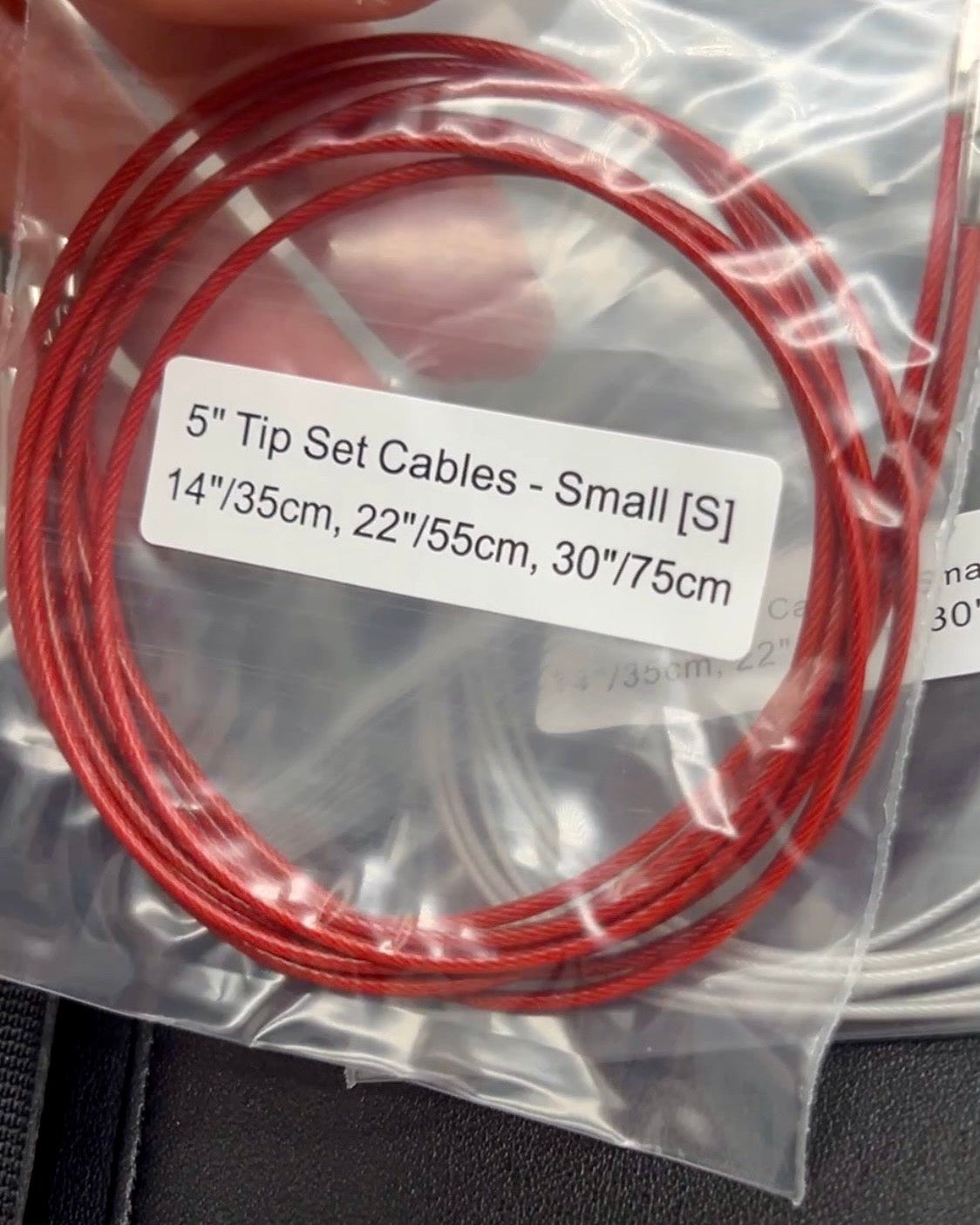 ChiaoGoo FORTÉ 2.0 5" complete interchangeable knitting needle set with carbon fiber and blackwood tips in organized case for iDOKNiT.