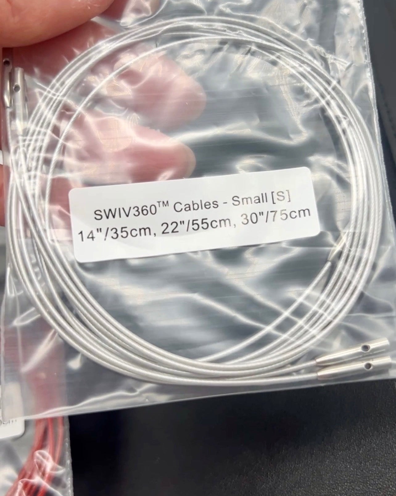 ChiaoGoo FORTÉ 2.0 5" complete interchangeable knitting needle set with carbon fiber and blackwood tips in organized case for iDOKNiT.