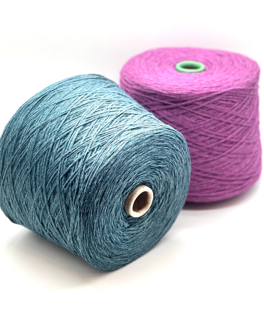 FILCOM SUMMER PUFFO luxury cashmere silk and cotton Italian sport weight chainette yarn for soft summer knitting at iDOKNiT.