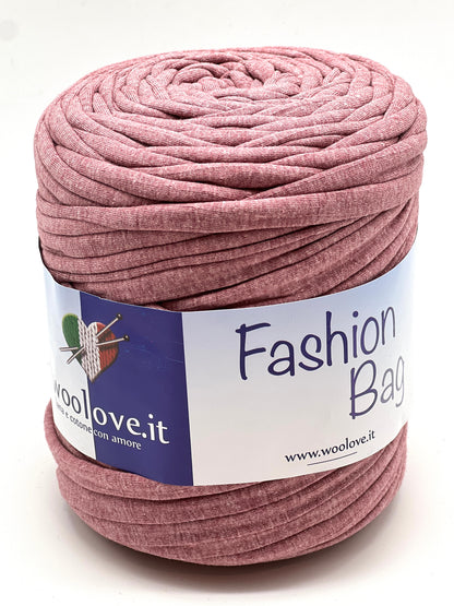 RIBON Spagehtti Yarn, FASHION BAG,  Made from Real T-Shirt Material, Cotton Lycra Stretch Thread, Italy, Perfect for Crochet Bags, 700g/130m