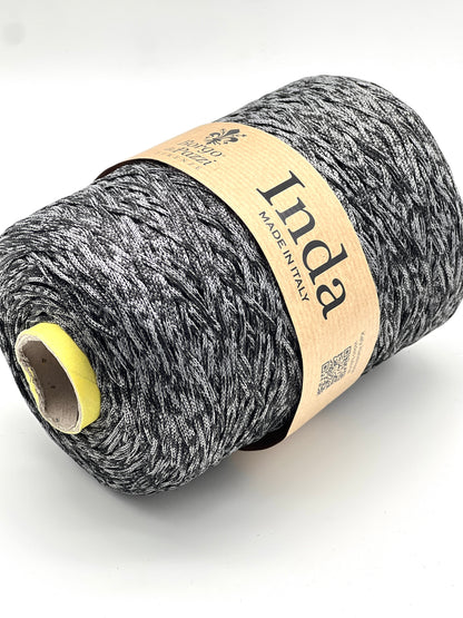 Structured, Water-Resistant Yarn, INDA by Borgo de Pazzi, Italy, Perfect for Crochet Bags, Baskets, Home Décor and Macramé, 500g/570m