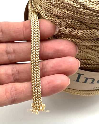 Structured, Water-Resistant Yarn, INDA BIG by Borgo de Pazzi, Italy, Perfect for Crochet Bags, Baskets, Home Décor and Macramé, 500g/165m