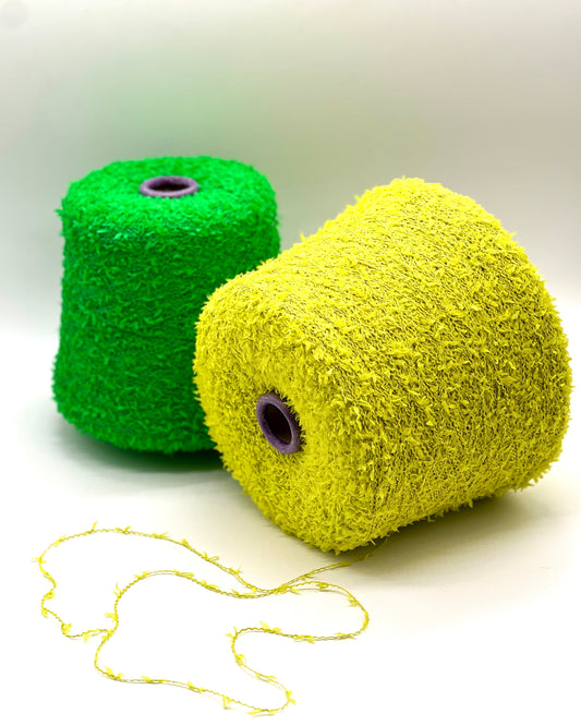 DOREEN yarn showing corrugated cotton and polyamide construction