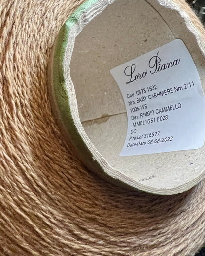 100 percent baby cashmere yarn cone from exclusive Italian mill
Luxury Italian baby cashmere lace yarn 550m per 100g
Soft baby cashmere yarn for sweaters scarves shawls and accessories
Nm 2/11 baby cashmere yarn cone close-up texture
Exclusive Italian mill baby cashmere yarn for luxury knitting