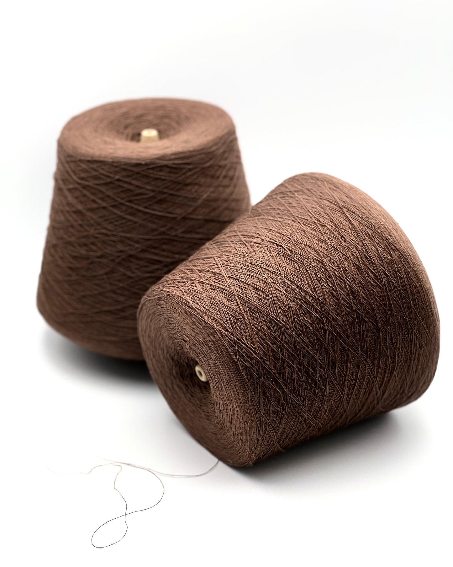 Luxury Japanese matte silk yarn Hasegawa PREMIER on cone
Hasegawa PREMIER textured silk yarn with matte artisan texture
Rare Japanese spun silk yarn in mocha color close up
Luxury matte silk yarn for weaving knitting and couture textiles
Ultra fine Japanese silk companion yarn with organic texture