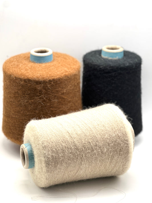 BABY Alpaca Yarn, PERUVIAN, Premium Italian Yarn by Sesia Available in Balls and on Cones, EXTRA Fine Weight, 3000m/100g (3280y/3.52oz)