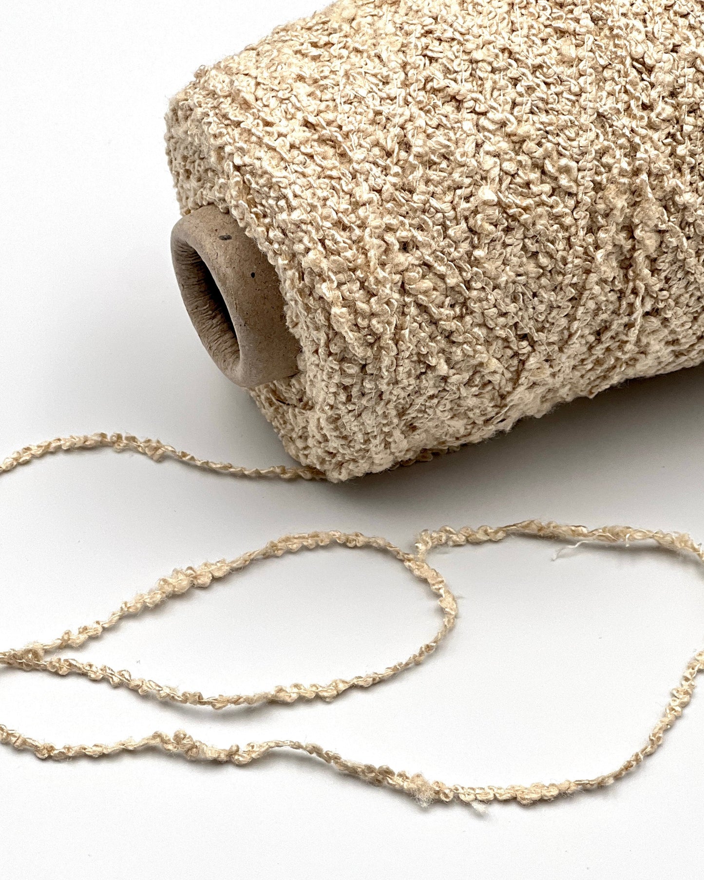 Rare 100% Silk Bouclé Yarn BOUCLE FLAME from Exclusive Italian Mill
Luxury Italian Silk Bouclé Yarn with Couture Texture
Chunky Weight Silk Fashion Yarn for Designer Knitwear
BOUCLE FLAME Silk Bouclé Yarn for Cardigans, Jackets, and Dresses
Luxury Silk Bouclé Yarn with Beautiful Drape After Washing